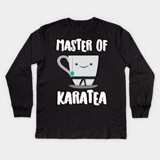 Master Of Karatea Kids Long Sleeve T-Shirt